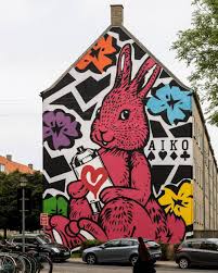 Murales Copenaghen Rentemestervej Coniglio