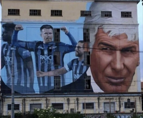 decorazione muri esterni atalanta