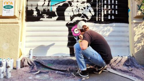 murales in azienda italia